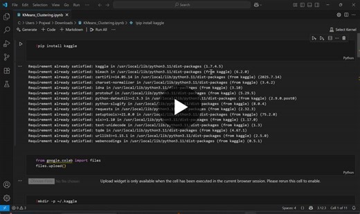 #machinelearning #datascience #kmeansclustering #python #kaggle #internship #customersegmentation #mlprojects #prodigy #prodigyinfotech | Prajwal Kotian