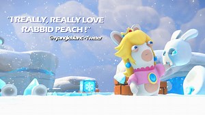 Rabbid Peach wants to thank you all for your support with this new video. You all have said so many nice things about her! Did your comment appear in the video? Who is your favorite character in the game? Let us know! | Rabbids