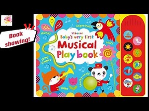 Usborne baby’s very first musical playbook | 儿童音乐绘本｜触摸感官音乐书