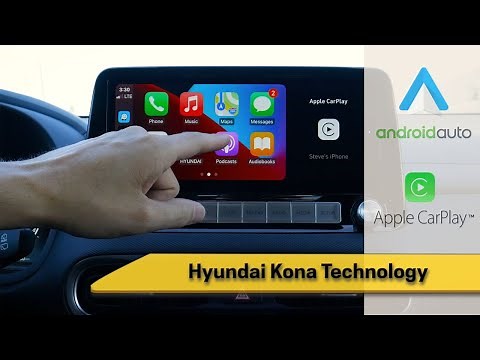 Media Screen in the 2022-2023 Hyundai Kona | How to set up Android Auto Apple Car Play and more