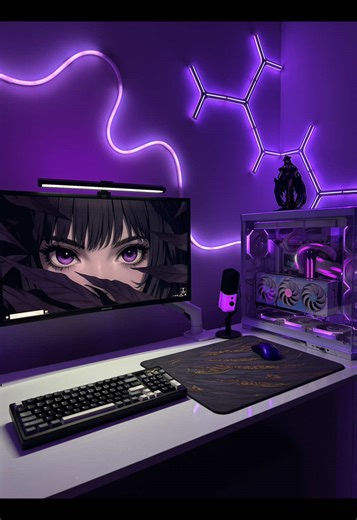 Transform Your Gaming Room with a Purple Aura