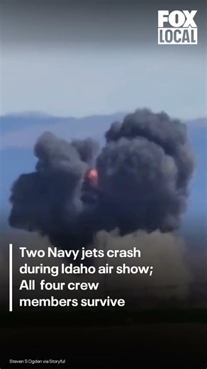 Navy jets collide during Idaho air show | FOX 10 Phoenix