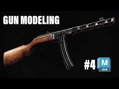 Trigger | Gun Modeling | Basic to Advance |Autodesk Maya | Part - 4