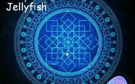 【processing】java代码实现点击水面涟漪效果及水母的移动