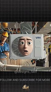 VRV AC System Explained | Ek AC se Multiple Rooms Cool Kaise Hote Hai? #acunit #animation #shorts