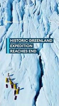 Military team completes historic Greenland expedition❄️
