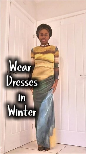How to Style a Dress in Winter ❄️ | Winter Outfit Ideas