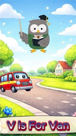 V is for Van 🚐 | Learn ABC | Kids Alphabet