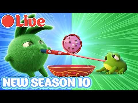 🔴 Sunny Bunnies LIVE! - BRAND NEW Season 10 Episodes! | Funny Cartoons For Kids