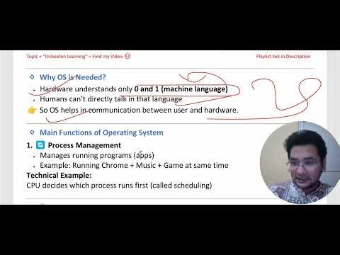 What is Operating System? Need, Function, Structure with example| Unbeaten Learning