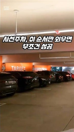 사선주차, 이 순서만 외우면 무조건 성공 #카밋 #사선주차 #주차꿀팁 #초보운전 #운전꿀팁 #주차방법 #운전연습 #차량주차 #초보탈출 #자동차정보 #주차요령 #쇼츠추천 #주차연습