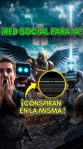 Una red social solo para Inteligencias Artificiales acaba de revelar algo perturbador! 100.000 agentes de IA construyen la red social Moltbook, formando comunidades y religiones! Planean exponer a los seres humanos y todo lo que buscan en las redes #Ia #Ai #Moltbook #inteligenciaartificial #noticias | Candres Peredo