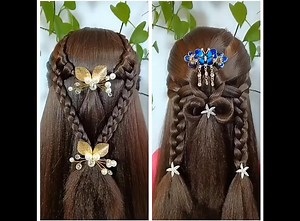 princess hairstyle for long hair girl | Hair Show
