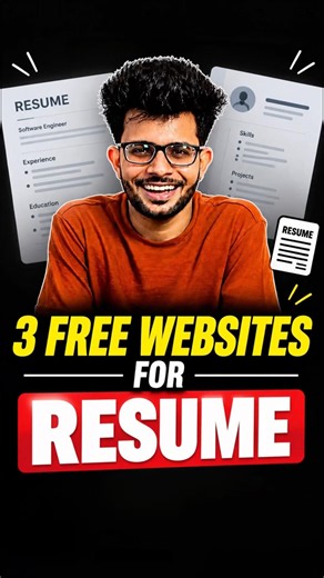 3 FREE Resume Builders Every Student Should Know! 🚀