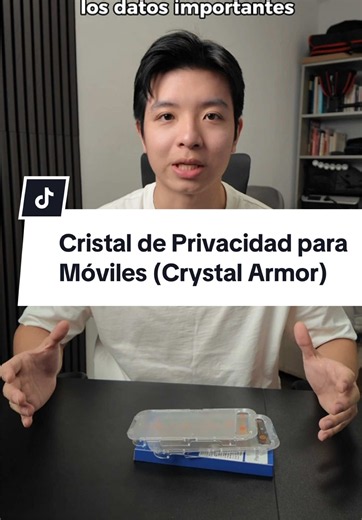 Cómo proteger tu privacidad con este cristal con múltiples funciones. Hidrofóbica, anti-rayaduras y fácil instalación. #teletrabajoespaña #gadgetsespaña #crystalarmour