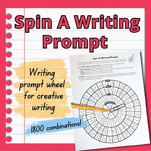 Spin A Writing Prompt: Creative Writing Prompt Spinner