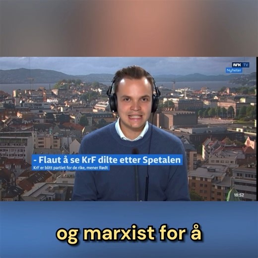 I debatten mot Sofie Marhaug (Rødt) på Dagsnytt Atten i går fikk vi virkelig illustrert hvorfor Norge trenger en ny regjering og hvor kritisk det er at en ny Støre-regjering etter valget fort blir avhengig av Rødt. | Joel Ystebø