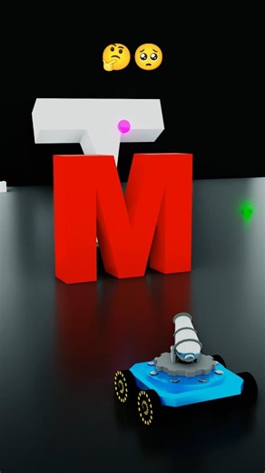 Alphabet Animation Video in Blender - M #shorts #blender3d