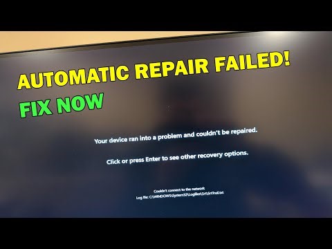 Windows 10/11 Automatic Repair Failed | Fix SrtTrail.txt Boot Error