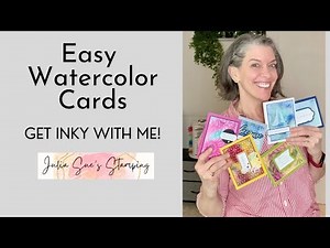 Easiest Watercolor Technique for Gorgeous Handmade Cards