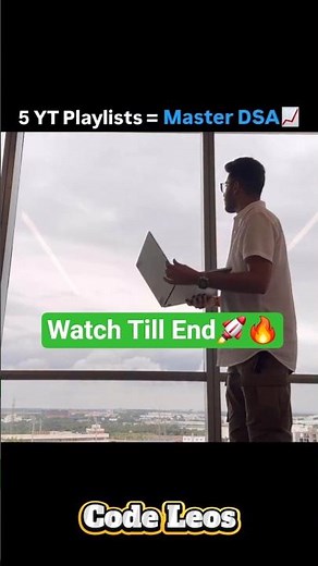 5 Free Playlists to Master DSA 🚀 | Crack Coding Interviews Fast 🔥 #shorts #DSA #programming #crack