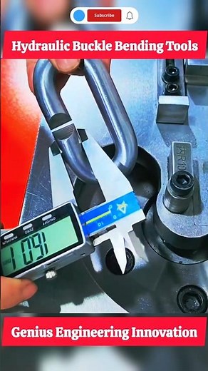 Genius Hydraulic Buckle Bending Tool – Simple Yet Powerful Engineering Innovation! #shorts