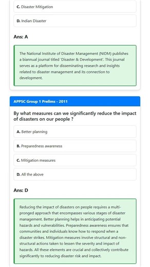 Natural Disasters and Disaster Management Strategies