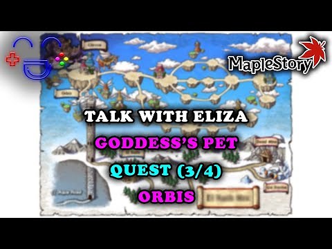 Talk with Eliza | Orbis | Maplestory Quest Guide