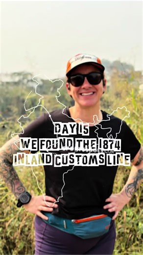 Project Salt Run Day 15 🏃🏻‍♀️🇮🇳 The first sight of the old inland customs line that we know traversed the canal from Palwal down to Agra. A surreal moment especially for Hannah and Joel as they have been studying these maps for almost two years. Seeing the paved trail, running along the shrubbery lined canal and seeing local people along the way was a humbling experience. As you know we are raising £1 million for people and the planet via @wearegivestar for @1percentftp, @bigchangecharity, @