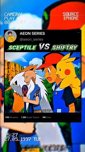 Sceptile vs Shiftry 🔥 Ash’s Battle Palace Fight