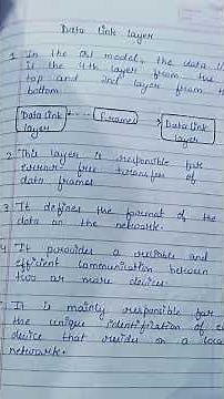 Data Link Layer in Computer Networks | Simplified Explanation #computernetwork #datalink #bca #btech