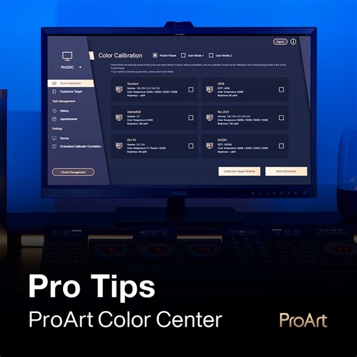 Take control of color accuracy with #ProArt Color Center! ️ ​ Simplify color management for your multiple #ProArt displays, ensuring consistent results every time.  ​ Say hello to seamless color control: https://asus.click/ProArtColourCalibration-FB ​​ #ColorCalibration | ASUS | Facebook