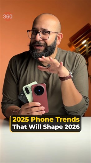 Gadgets 360 on Instagram: "Top phones trends of 2025 that you should look out for in 2026: Bigger batteries, slimmer phones . . #smartphone #trends #technology #techreels #gadgets360 . . (Smartphone trends, phone trends, technology news, top trends of 2025)"