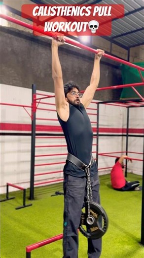 Calisthenics pull workout 🏋️ #trending #youtubeshorts #viral #memes