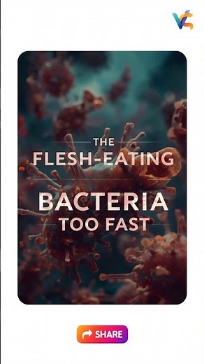 When a Cut Turns Deadly in Hours | Flesh-Eating Bacteria Explained #ytshorts #facts