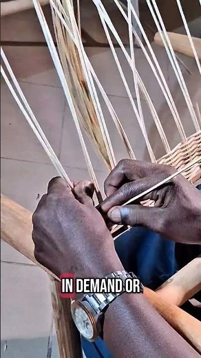 The Art Of Rattan Weaving: A Wood Chair Transformation #furnitue #rattantable