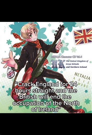 Arthur Kirkland the only Englishman I tolerate god bless #hetalia #arthurkirkland #ireland #englandhetalia #northofireland disclaimer I had family in the ra in Belfast I do not f w the country of England nor do I take the topic of Irish unification and resistance to British oppression lightly Godspeed Tiocfaidh ár lá