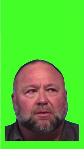 I LOVE THE PAIN GREEN SCREEN ALEX JONES MEME