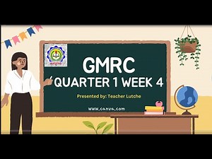 GMRC Q1 W4 -Matatag Curriculum (LE Based)