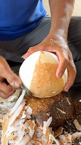 1.8M views · 10K reactions | Amazing way to extract coconut meat #coconut #coconutmeat #fyp #viral | Travelicious | Facebook