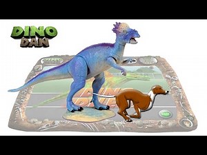 DINO DAN : DINO DUELS #13 Pachycephalosaurus VS Greyhound