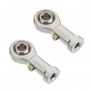 Bettomshin 2Pcs M5 Rod End Ball Bearing, 5mm Inner Diameter Joint Bearing Self Lubricating Female Thread Right Hand for CNC Machine and DIY Craft PHSB3