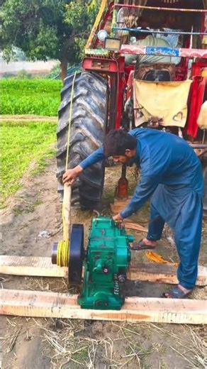 New Tractor stunt Diesel Engine Start😱😱😱😱😱