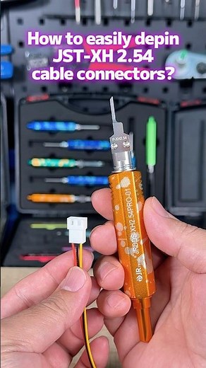 How to easily depin JST-XH 2.54 cable connectors? #wiring #repair #automobile #fyp #electrical
