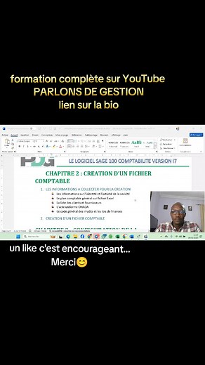 Tuto Sage 100 : Création d'un Fichier Comptable