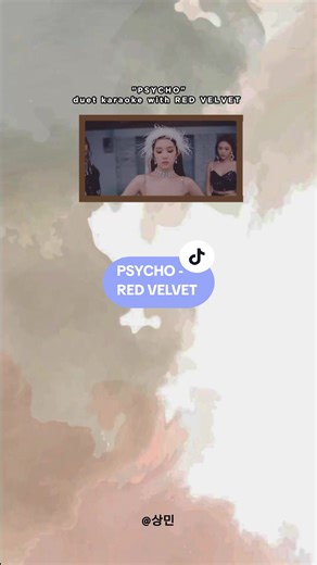 "Psycho" @Red Velvet duet karaoke with easy lyrics #redvelvet #fyp #fy...