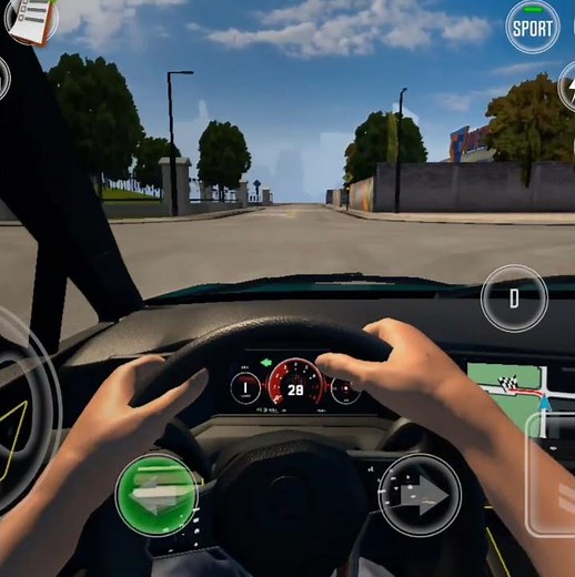 Volkswagen Golf GTI drive - Driving School Simulator: EVO #simulation #games #simulationgame
