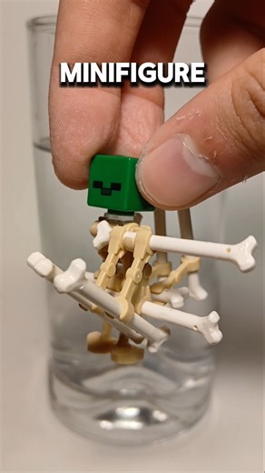 Can We Make A Lego Minifigure That Can Float In The Middle Of The Water? (Part 2) #lego #legoshorts