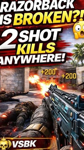 RAZORBACK IS BROKEN?! 2 SHOT KILLS ANYWHERE 😳