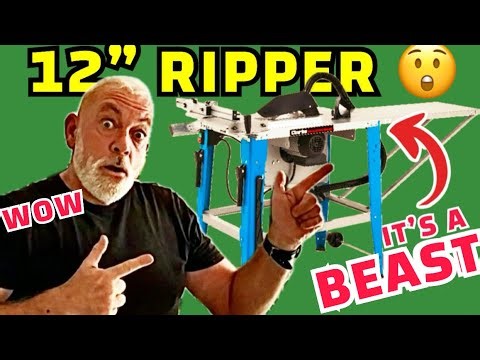 NEW Clarke Table Saw 😃 With AMAZING CROSS CUT Sliding Carriage!